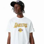 New Era T-shirt de Basquetebol Nba La Lakers Branco 43353-53820, M