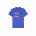 Champion T-shirt Crewneck Azul Homem 40685-48021, Xl