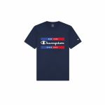 Champion T-shirt Crewneck Azul Homem 40662-47933, M