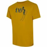 Trangoworld T-shirt de Desporto de Manga Curta Konak Amarelo 7006-12454, S