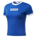 Reebok T-shirt Essentials Linear Logo Azul 6590-11006, Xs