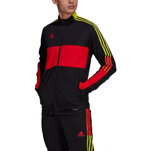 Casaco adidas hot sale vermelho e preto