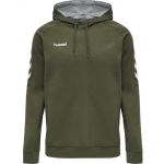 Hummel Sweatshirt Sweatshirt com Capuz Go Cotton Hoodie 203508-6084 S Verde