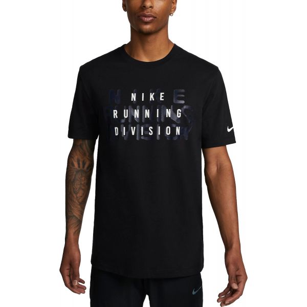 Nike T-shirt Homem M Nk Df Tee Run Division fj2356-010 M Preto