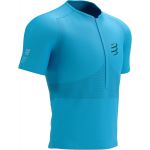 Compressport T-shirt Homem Trail Half-zip Fitted Ss Top am00003b-554-00l XL Azul
