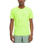 New Balance T-shirt Homem Q Speed Jacquard Short Sleeve mt33281thw XL Amarelo