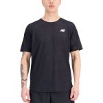 New Balance T-shirt Homem Q Speed Jacquard Short Sleeve mt33281bk XL Preto