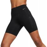 Nike Calções Mulher Dri-fit Go Women S Firm-support Mid-rise 8" Shorts With Pockets dq5925-010 S Preto