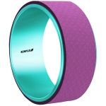Bonplus BP Roda de ioga Roxo Rolo de Pilates Aro de Pilates Acessórios para ioga Rolo de Pilates 32x32x12cm Roxo