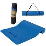 Bonplus BP Tapete de Yoga e Pilates Azul Tapete Esportivo Tapete esportivo Inclui alça de ombro e bolsa de transporte 66x0,6x183cm Azul