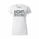 Scitec Nutrition T-shirt 100% Scitec Nutrition Woman White Neutro