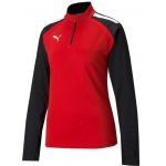 Puma T-shirt Teamliga 1 4 Zip Top W Red- Bla 657253-01 L Vermelho