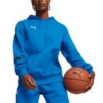 Puma Sweatshirt com Capuz Hoops Team Hoodie 676648-05 XL Azul