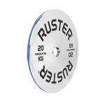 Ruster Disco Olímpico Powerlifting Cromado - 20kg