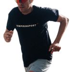 Compressport T-shirt Training Ss Logo Tshirt M atsm4399000 XL Preto