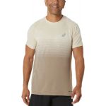 Asics T-shirt Seamless Ss Top 2011c398-250 XL Castanho