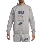 Nike Sweatshirt M Nk Club Bb Crew Stack Gx fn2610-063 L Cinzento