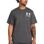 Under Armour Rival Terry Ss Colorblock-gry 1383104-025 XL Cinzento