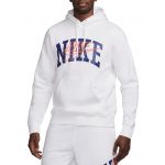 Nike Sweatshirt com Capuz M Nk Club Bb Po Hdy Arch Gx fv4447-100 XL Branco