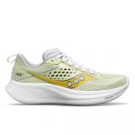 Saucony Ride 17 Running Shoes Amarelo 38 Mulher