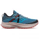 Saucony Ride 15 Trail Running Shoes Azul 38 1/2 Mulher