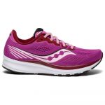 Saucony Ride 14 Running Shoes Roxo 41 Mulher