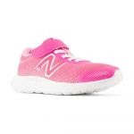 New Balance 520v8 Bungee Lace Running Shoes Rosa 34 1/2 Rapaz