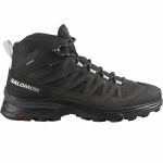 Salomon X-ward Leather Mid Goretex Hiking Shoes Preto 40 Mulher