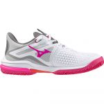 Mizuno Wave Exceed Tour 6 Cc Clay Shoes Branco 40 1/2 Mulher