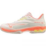 Mizuno Wave Exceed Light 2 Cc Clay Shoes Branco 41 Mulher