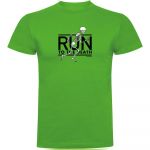 Kruskis Run To The Death Short Sleeve T-shirt Verde XL Homem | KuantoKusta