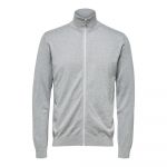 Selected Zipped Jacket Slhberg Cinzento XL Homem