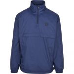Urban Classics Jacket Stand Up Collar Pull Over Azul S Homem