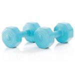 Gymstick Active Vinyl S 2 X Dumbbell Azul 5 kg