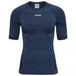 Hummel Mike Seamless Short Sleeve T-shirt Azul L Homem