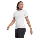 Reebok Workout Ready Speedwick Short Sleeve T-shirt Branco S Mulher