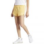 Adidas Pacer Woven High 3´´ Shorts Amarelo L Mulher