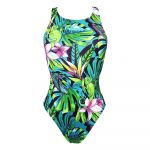 Turbo Jungle Bird Swimsuit Laranja S Mulher