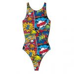 Turbo Comic Boom Swimsuit Colorido 3XL Mulher
