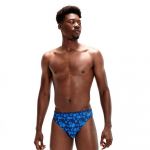 Speedo 5 Cm Allover Swimming Brief Azul 28 Homem