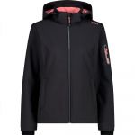 Cmp 39a5006 Softshell Jacket Preto 3XL Mulher