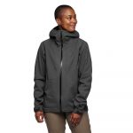 Black Diamond Highline Stretch Shell Jacket Cinzento M Mulher