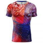 Otso Coral Short Sleeve T-shirt Colorido S Homem