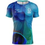 Otso Blue Birds Short Sleeve T-shirt Azul XL Homem