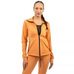 Nebbia Shiny Up Workout Sleek Full Zip Sweatshirt Laranja XS Mulher