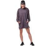 Nebbia Everyday Hero Long 580 Hoodie Roxo XS Mulher