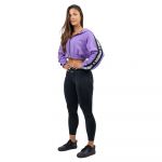 Nebbia Cropped Iconic Full Zip Sweatshirt Roxo XS Mulher