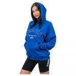 Nebbia Branded Oversized Gym Rat Hoodie Azul L Mulher