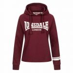 Lonsdale Callanish Hoodie Vermelho M Mulher