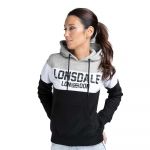 Lonsdale Penbryn Hoodie Preto,Cinzento M Mulher